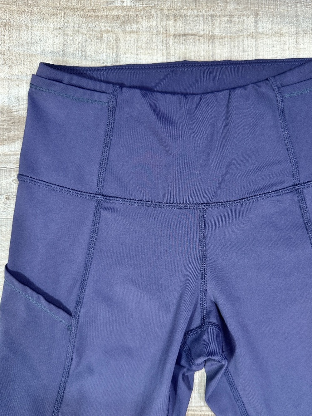Lululemon Fast & Free 7/8 Tight II Nulux 24" Carbon Blue Running Women’s Sz 4 - Picture 7 of 13